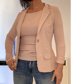 giacca felpa garzata