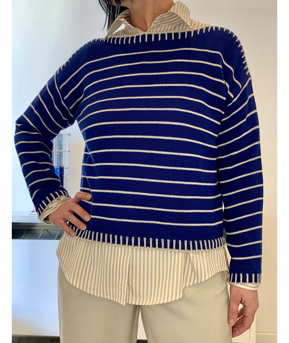 maglioncino cotone donna