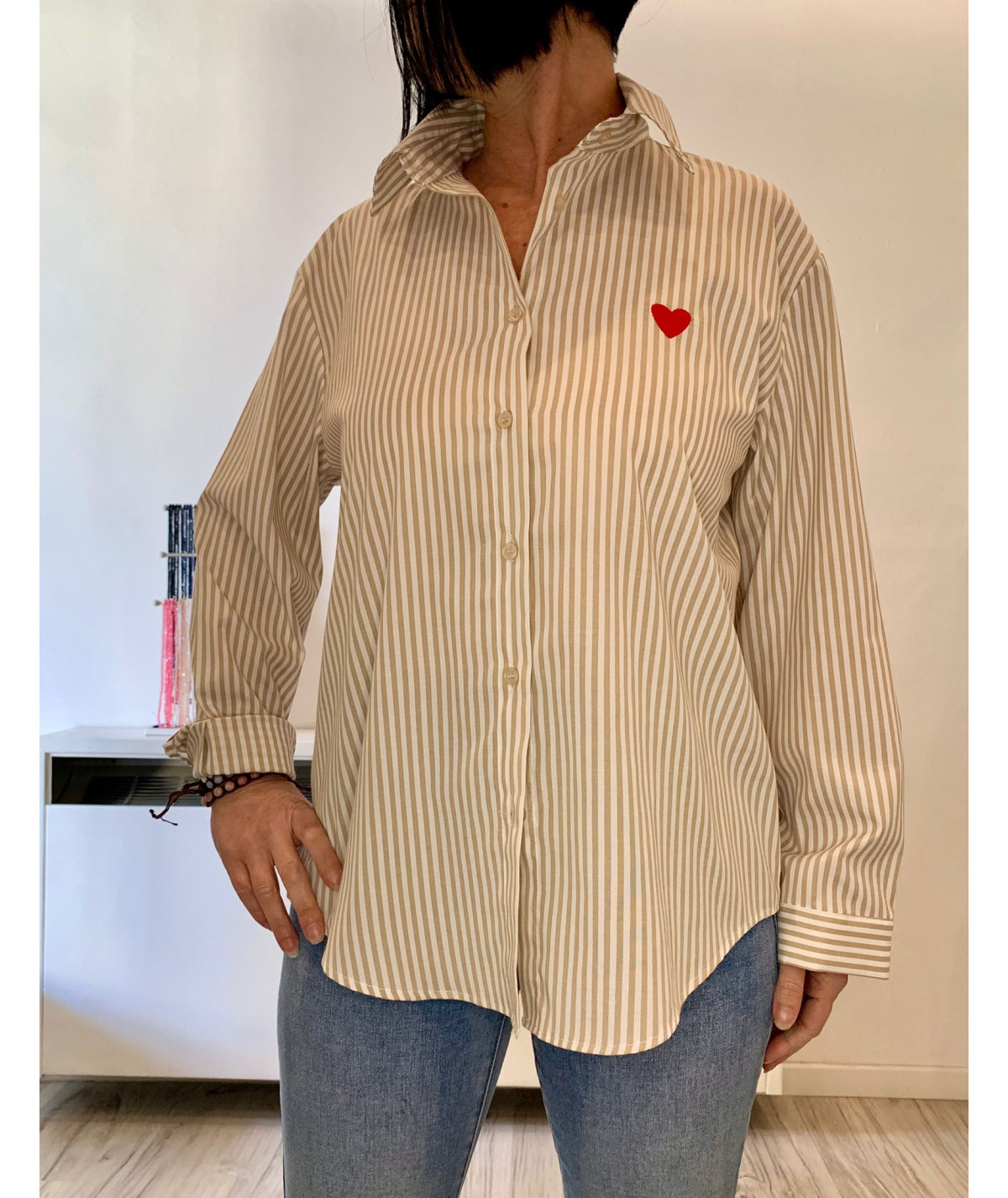 camicia righe donna