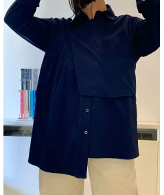 camicia asimmetrica donna