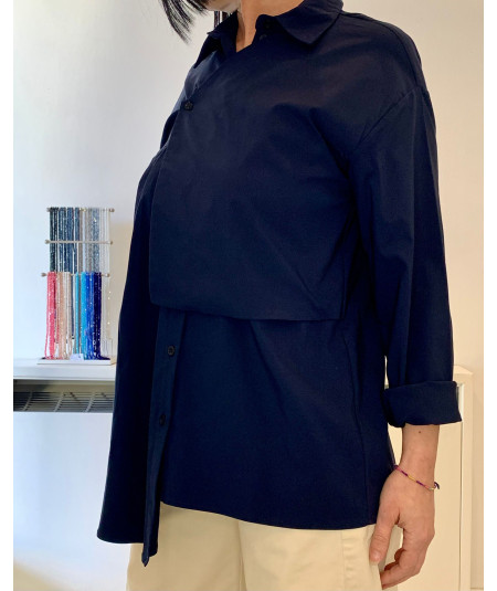 camicia asimmetrica donna