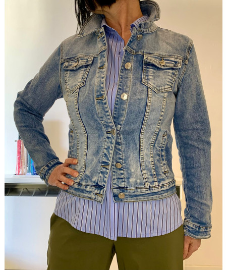 giubbino jeans donna