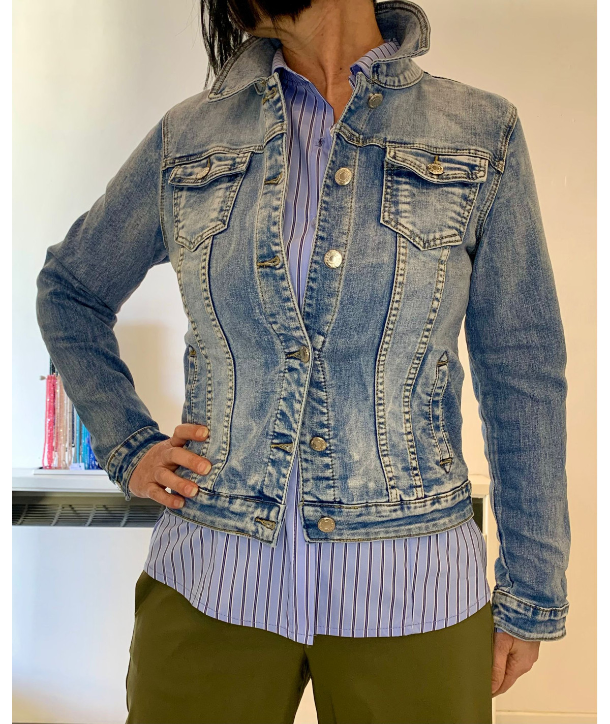 giubbino jeans donna