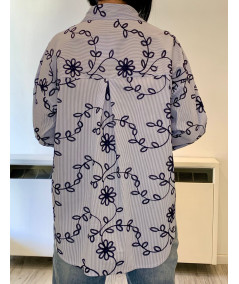 camicia ricamata