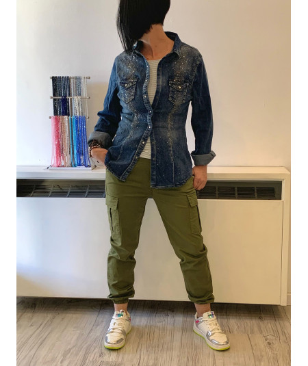 pantaloni cargo donna