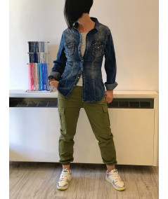 pantaloni cargo donna