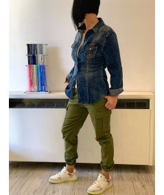 pantaloni cargo donna